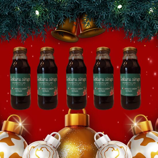 PINE CONE SYRUP WITH CHRISTMAS TASTE COMBO 5x300ml
