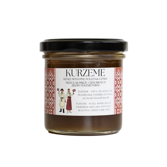 Honey with pine cones & pollen 180g